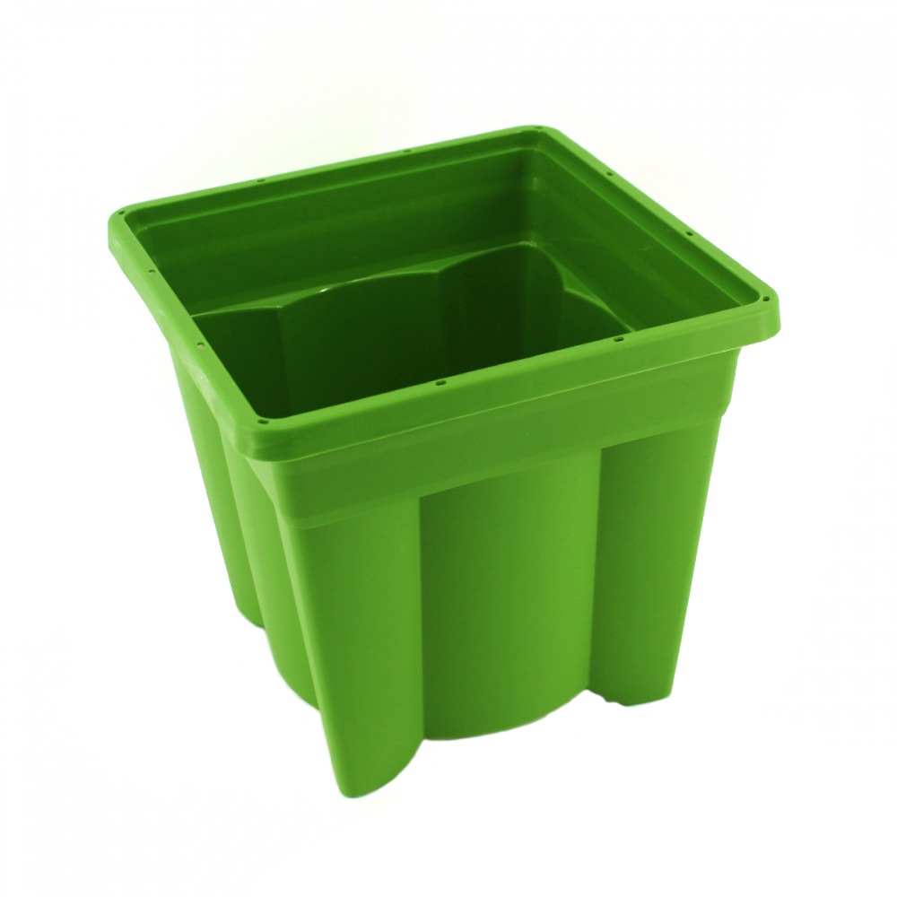 FloraFlex POTPRO 2 GALLON PREMIUM NURSERY POT 8″ SQUARE — GroBro